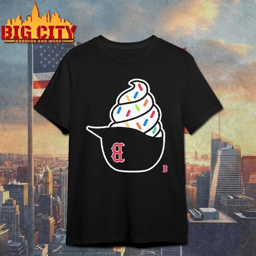 Boston Red Sox Ice Cream Helmet Shirt