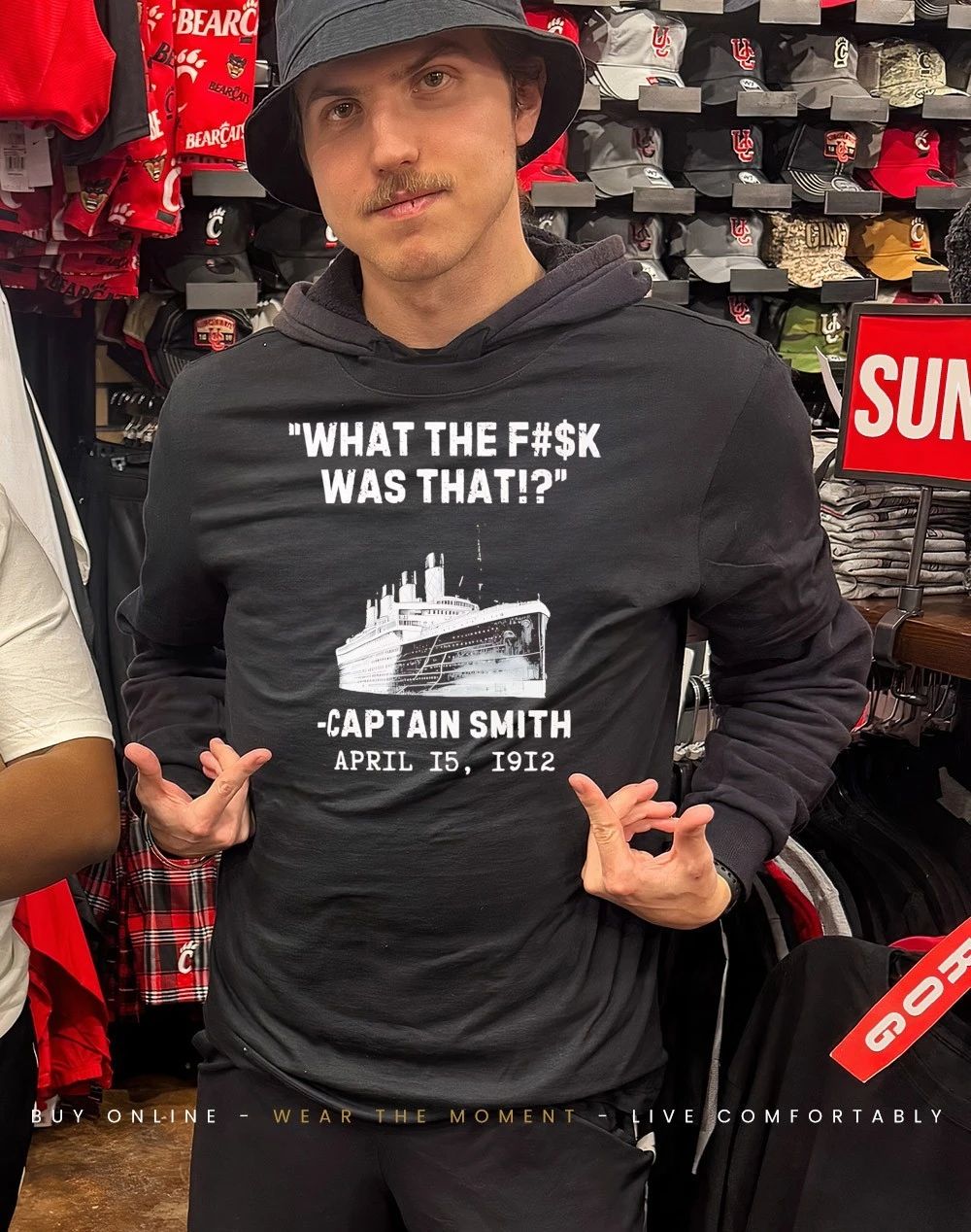 Captain Smith Titanic what the fuck was that 1912 shirt