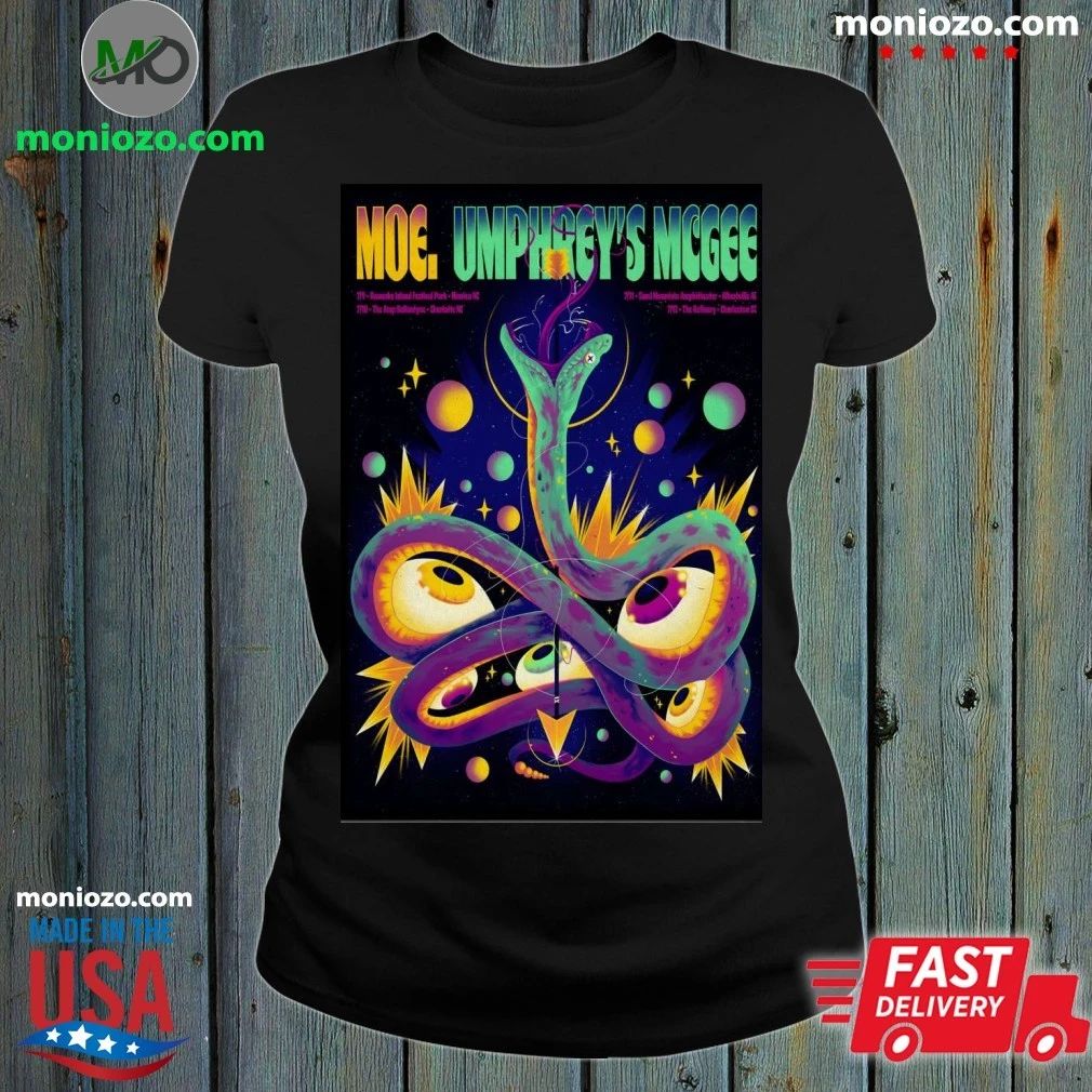 Moe. And Umphrey’s McGee Charleston SC Jul 12 2026 Poster Shirt