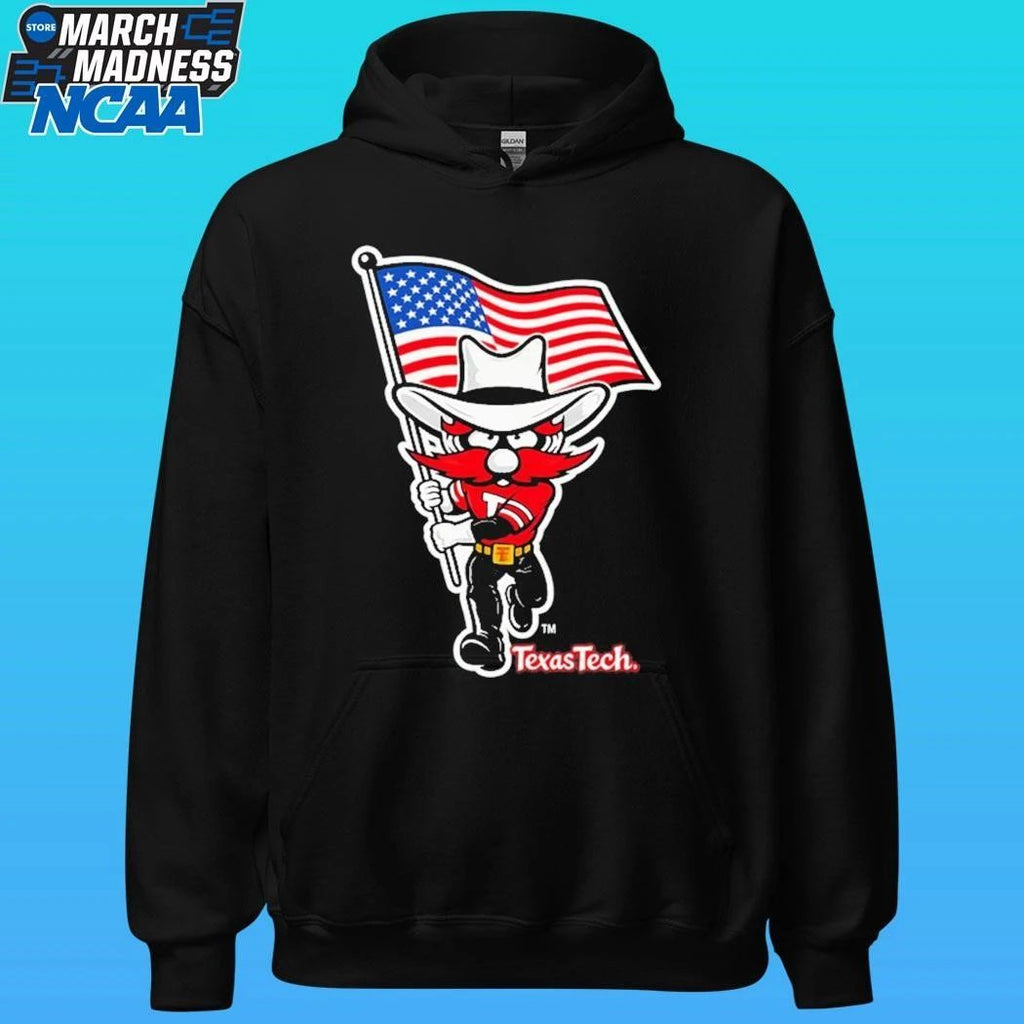 Texas Tech Red Raiders Mascot Flag Shirt