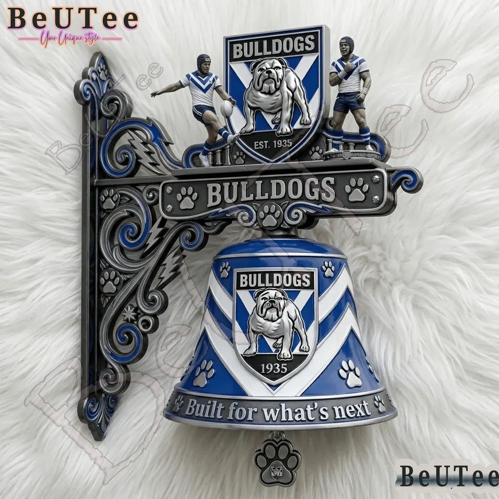 Bulldogs EST 1935 Premium 3D Wall Bell