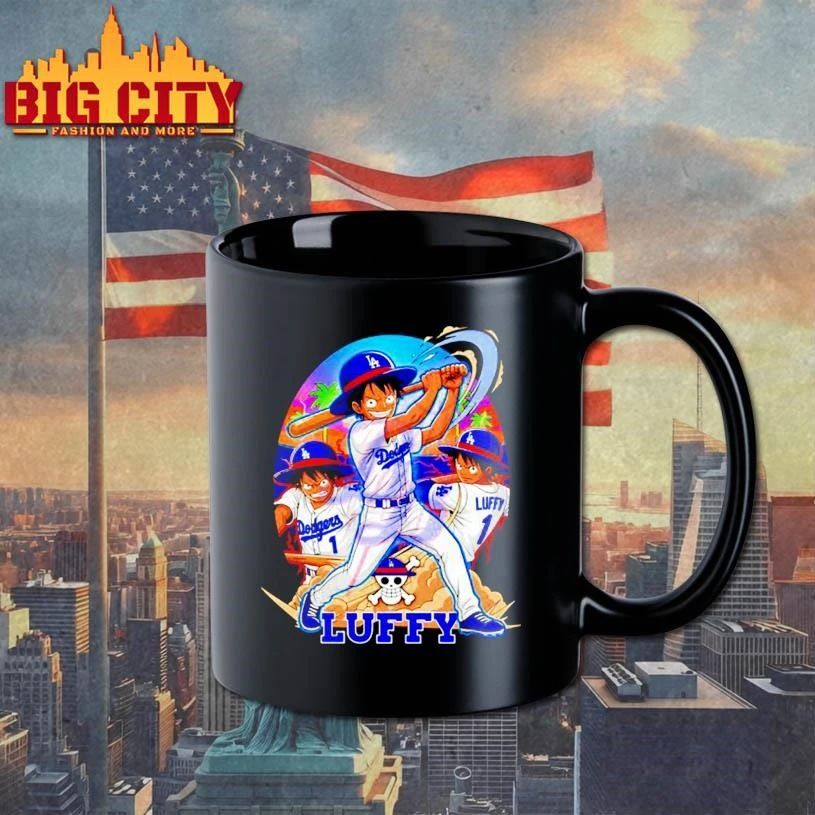 Monkey D. Luffy anime Los Angeles Dodgers Baseball graphic 2026 shirt