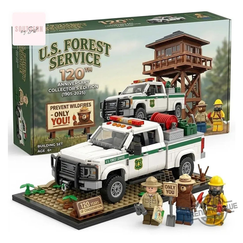 US Forest Service 120th Anniversary Commemorative Fire Lookout Building Block