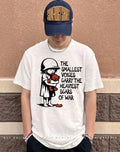 The smallest voices carry the heaviest scars of war shirt