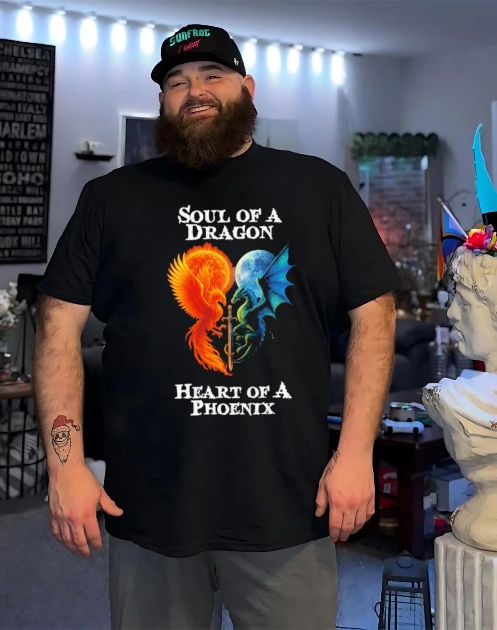 Flame and Fang soul of a dragon heart of a phoenix shirt