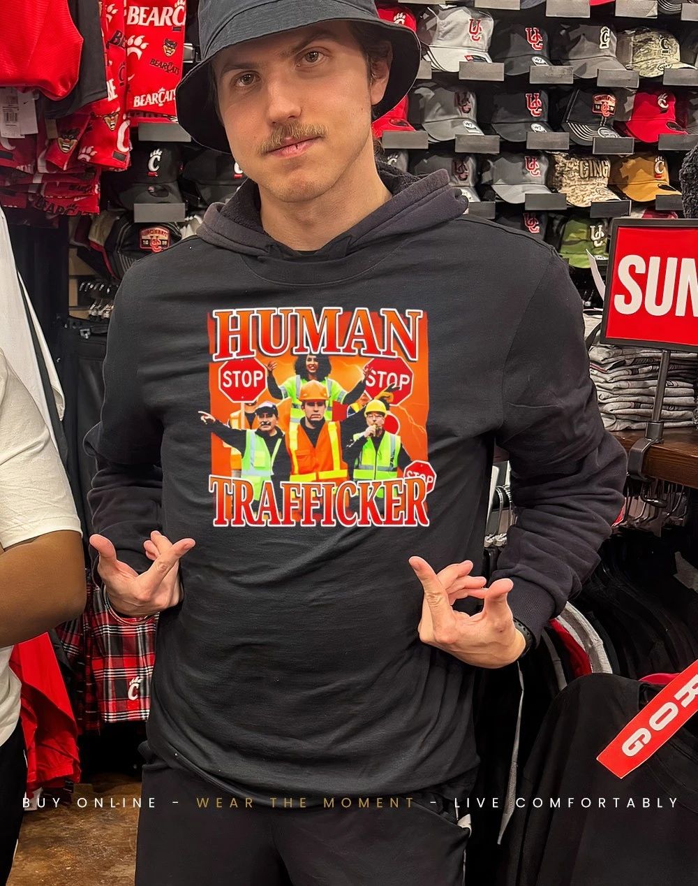 human trafficker shirt
