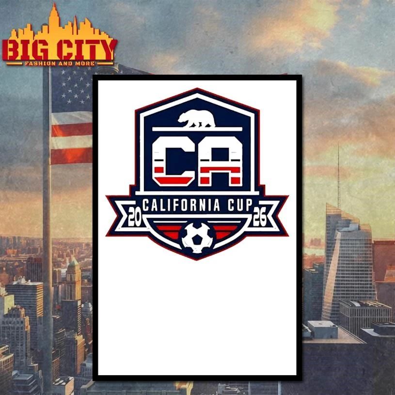 2026 California Cup soccer logo shirt