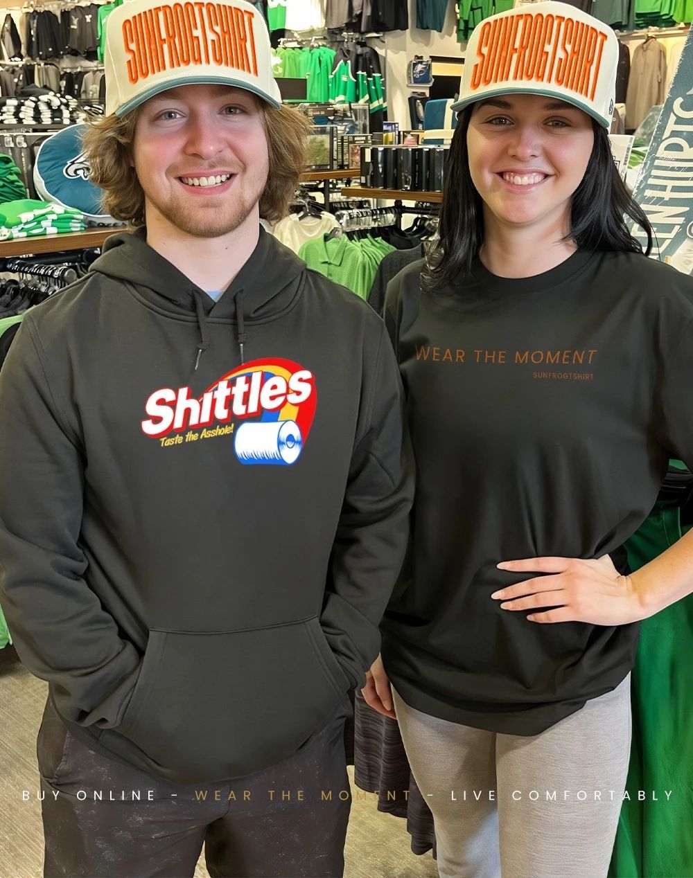 Shittles taste the asshole skittles rainbow parody shirt