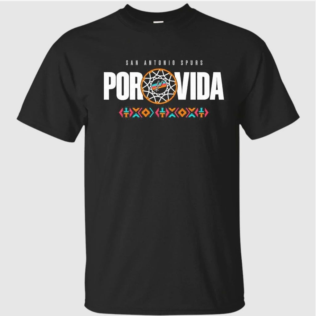 San Antonio Spurs Youth Item of the Game 2025-2026 City Edition Por Vida T-Shirt