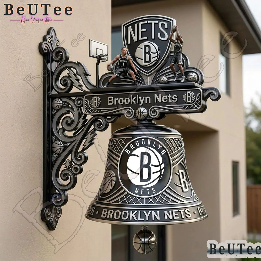 Brooklyn Nets NBA Premium 3D Wall Bell