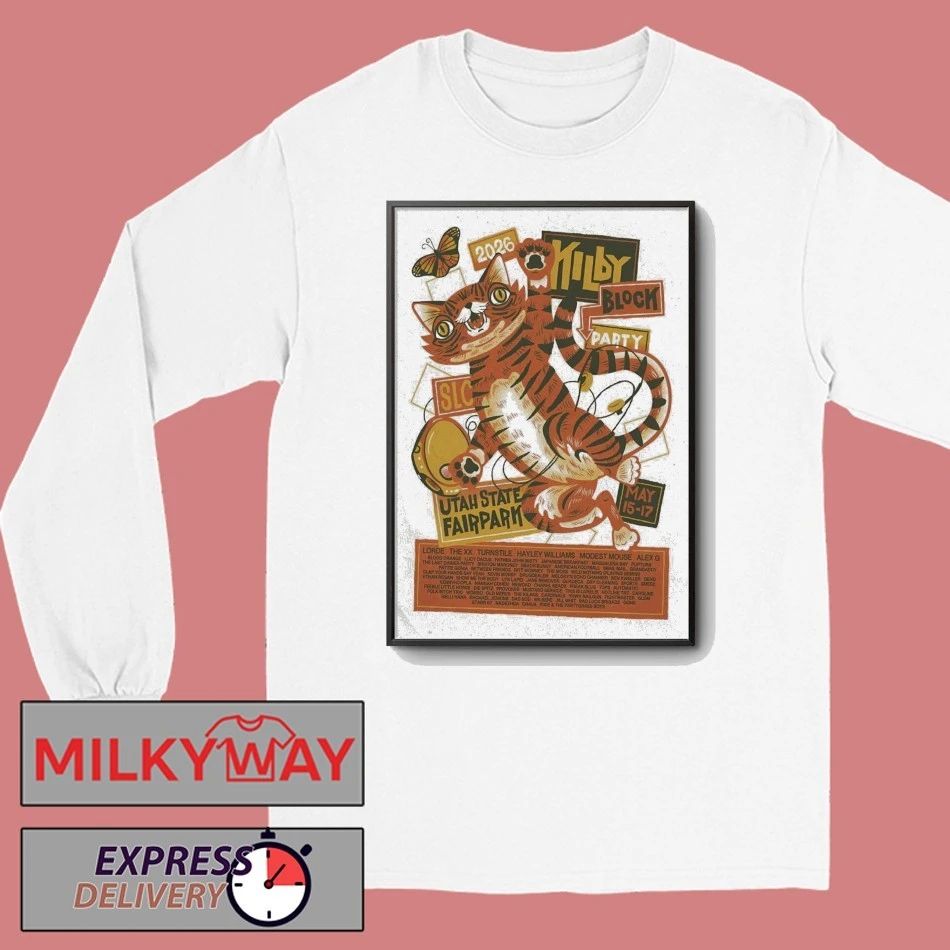 Kilby Block Party 5 15-5 17 2026 Salt Lake City UT Poster shirt