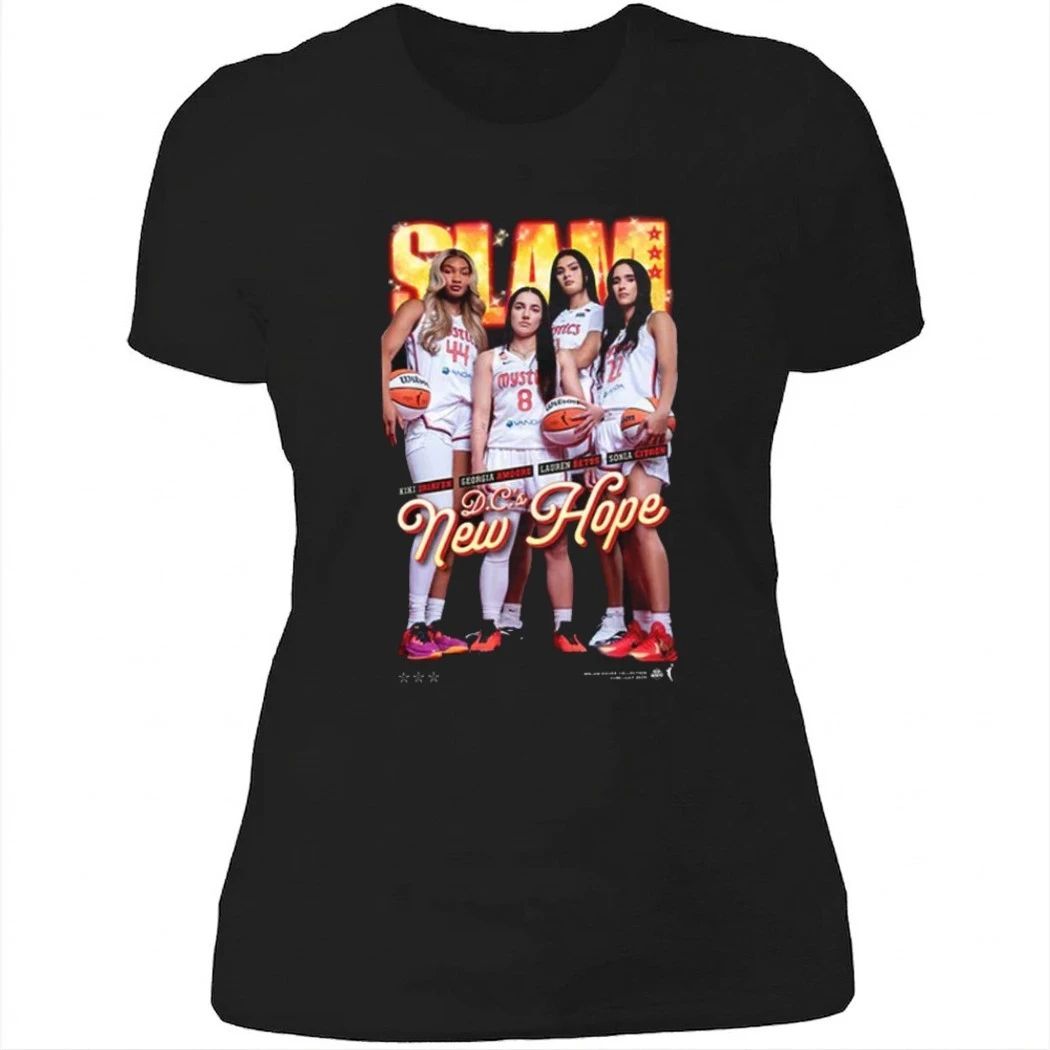 SLAM 262 x Washington Mystics Cover Poster Magazine 30 Years In The Future Of The WNBA Shirt