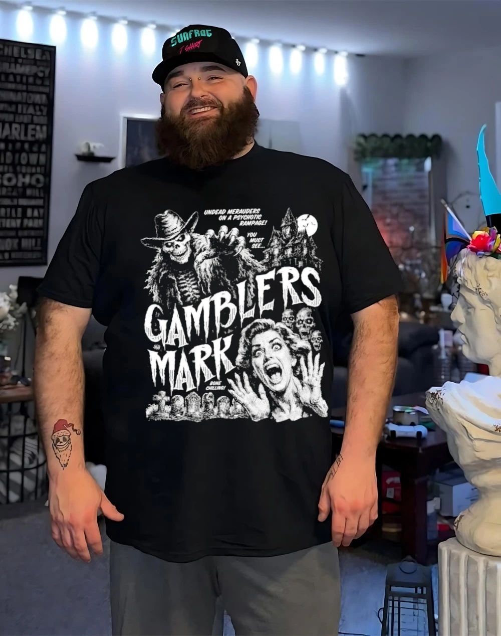 Gamblers Mark undead merauders on a psychotic rampage shirt