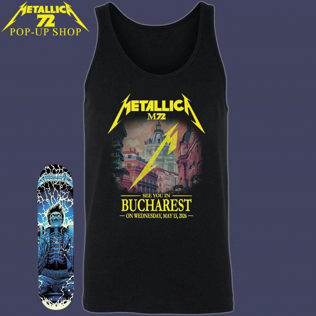 Metallica M72 See You In Bucharest On Wednesday May 13th, 2026 Shirt