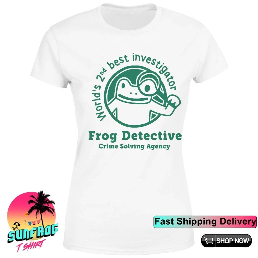 World’s 2nd best investigator Frog Detective crime solving agency shirt