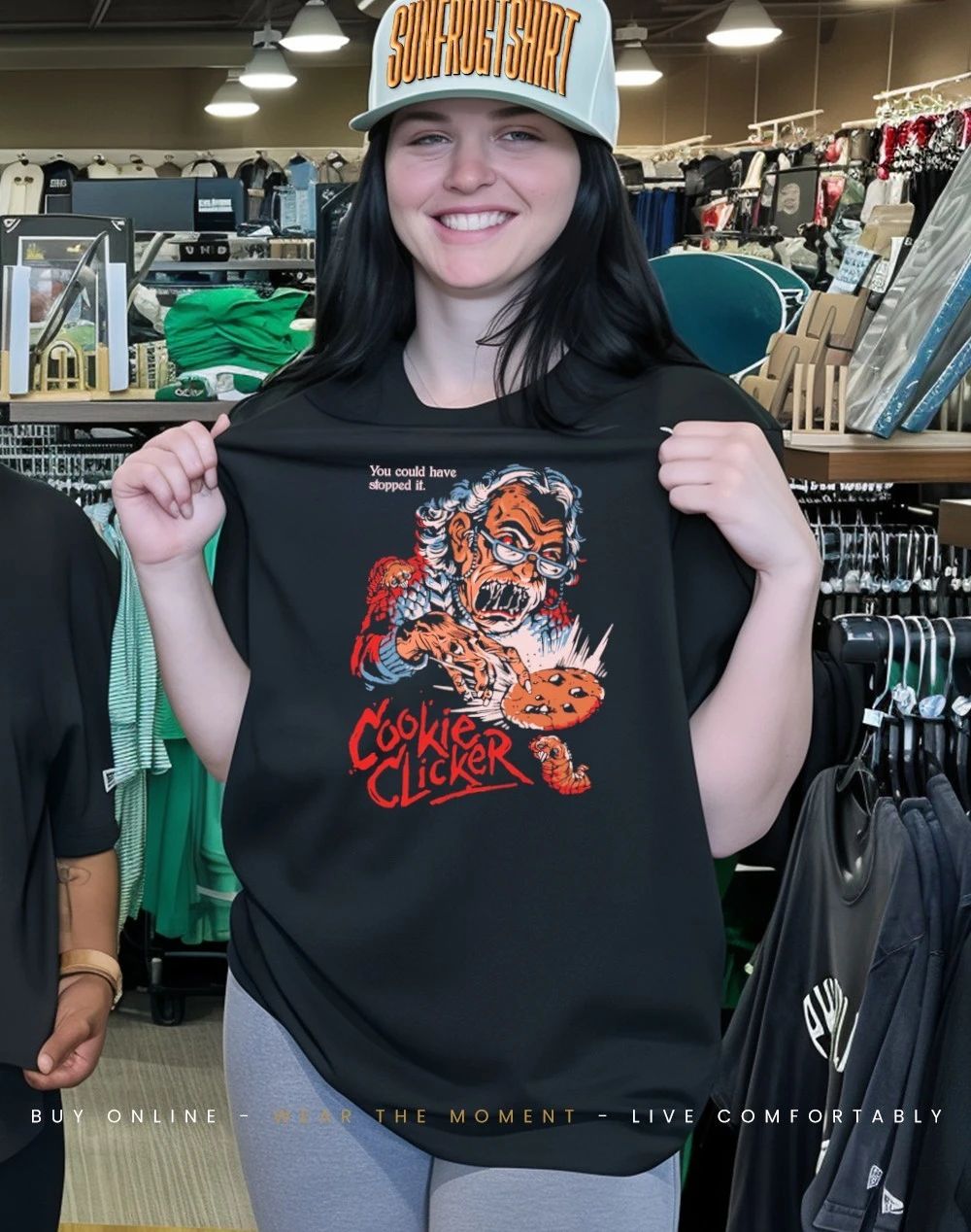 Displeased Grandma Cookie Clicker you could have stopped it shirt