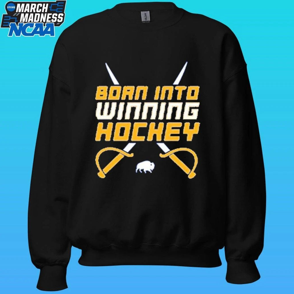 Buffalo Sabres Nhl Born Into Winning Hockey Crossed Swords Shirt