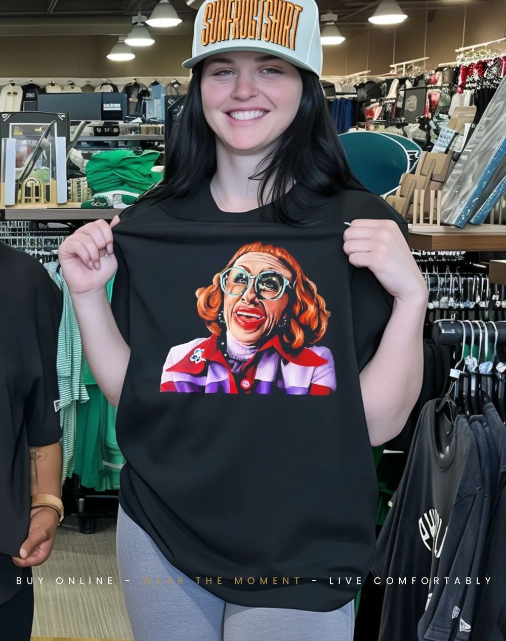 Aunt Gladys Weapons portrait shirt
