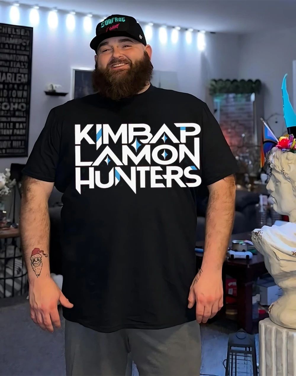 Kimbap lamon hunters K-Pop Demon Hunters parody shirt