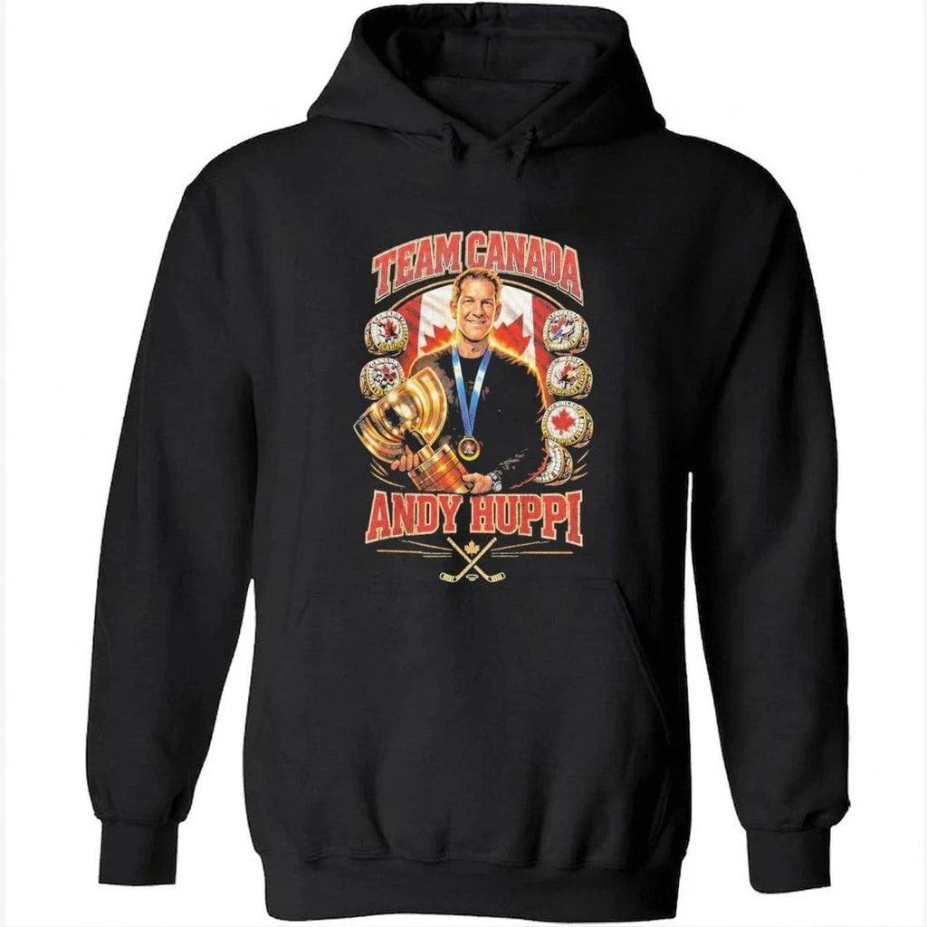 Team Canada Andy Huppi 20 Years Of Commitment To Hockey Canada Shirt