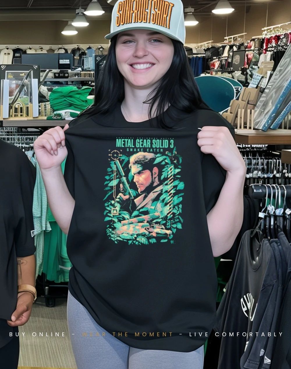 Metal Gear Solid 3 Snake Eater gaming shirt
