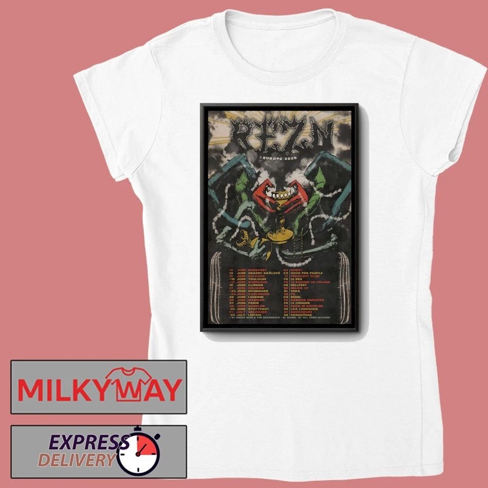 REZN Europe 2026 Tour Poster shirt