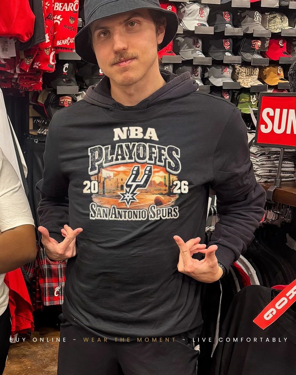 2026 NBA Playoffs San Antonio Spurs front and back shirt