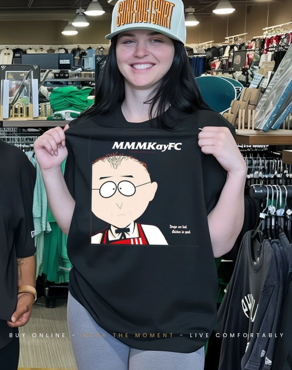 South Park KFC mmmkayFC drugs are bad chicken is good shirt