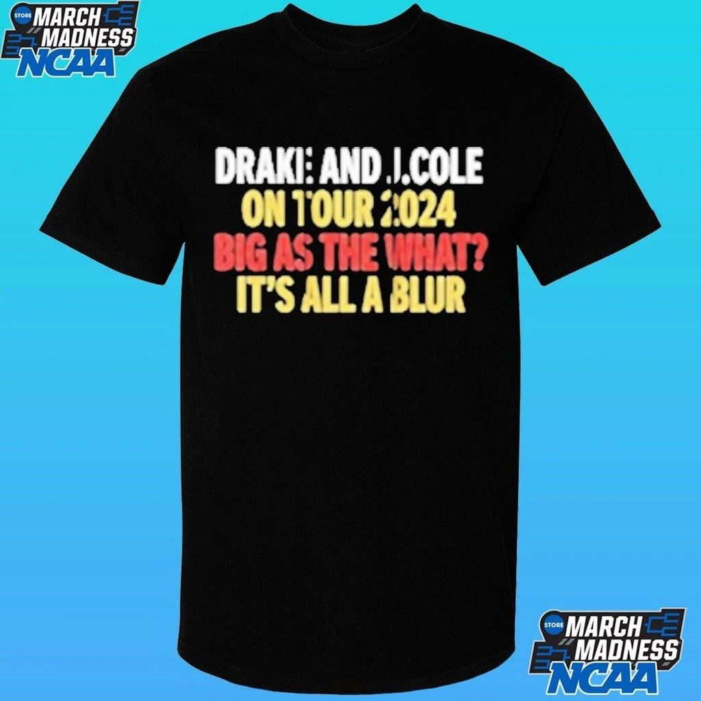 Kevin Durant Drake And J Cole It’s All A Blur Tour Shirt