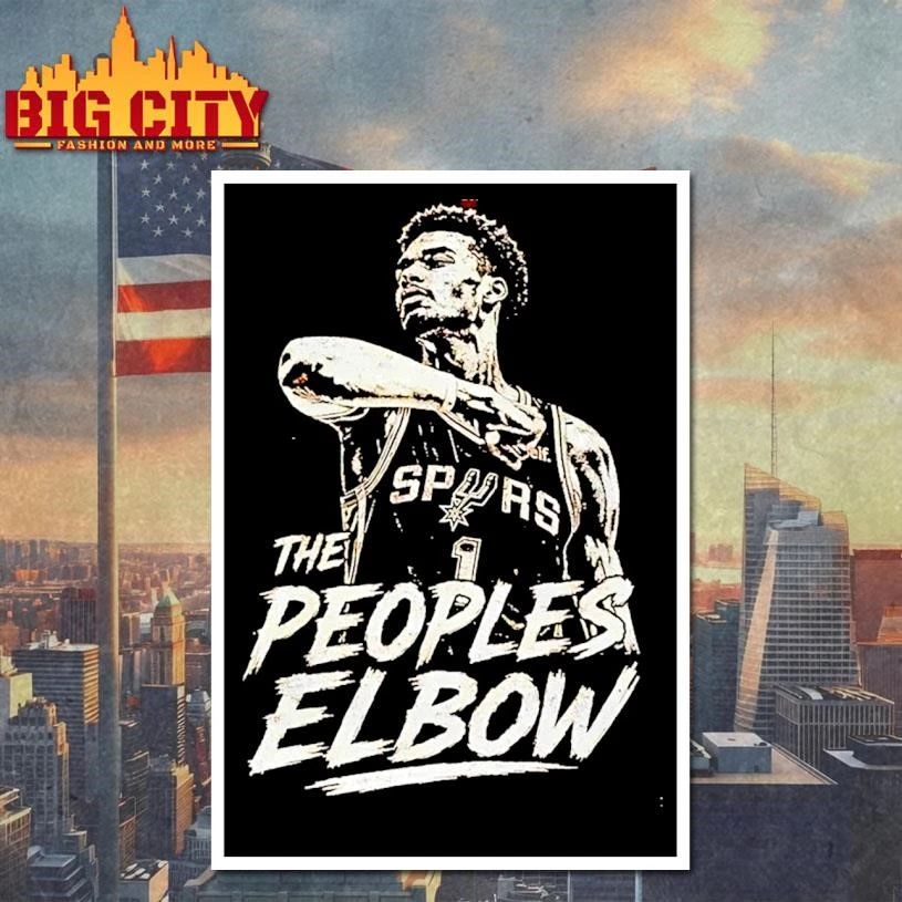 The Peoples Elbow Victor Wembanyama Naz Reid San Antonio Spurs Basketball 2026 Shirt