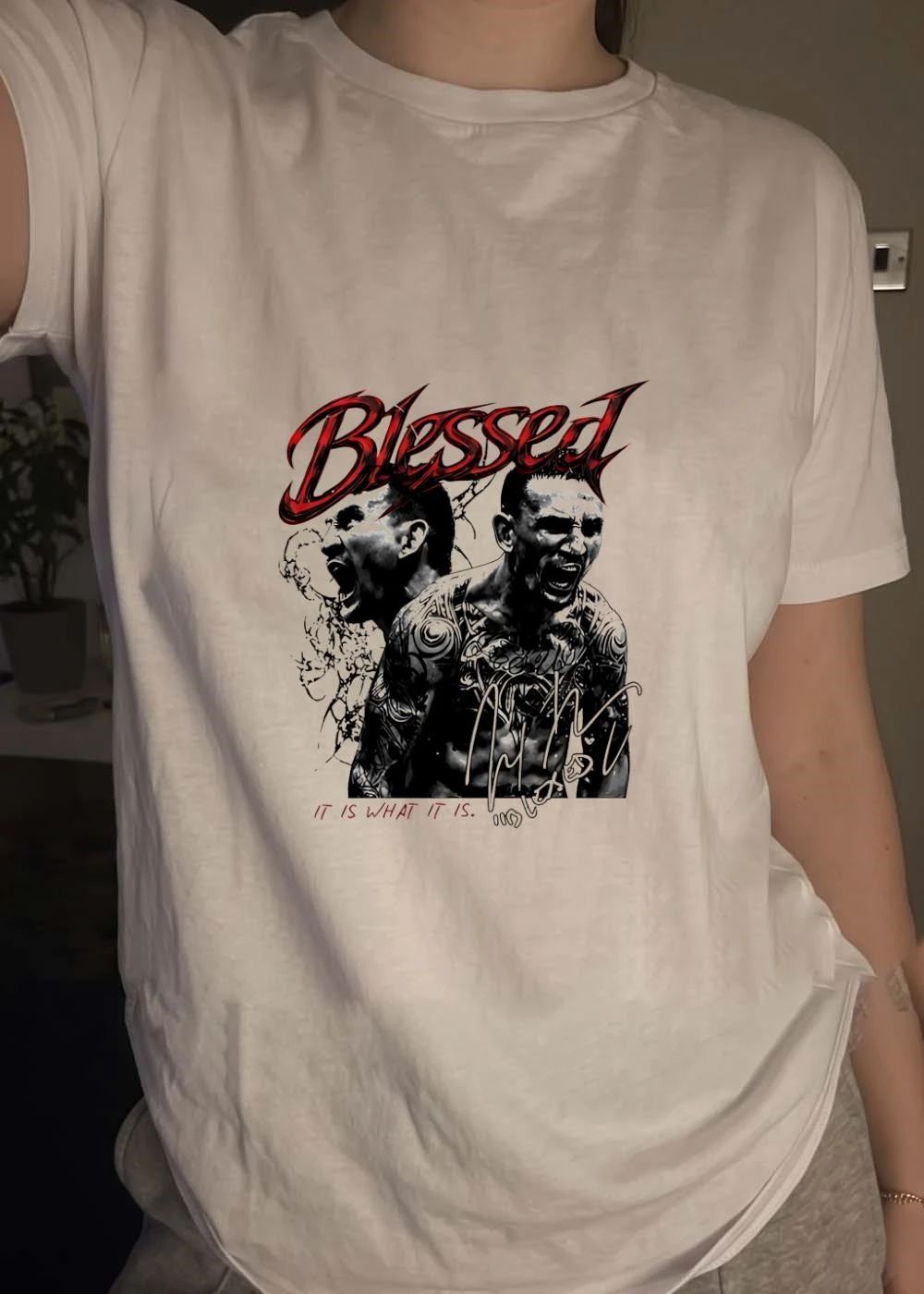 It Is What It Is Blessed Max Holloway Fighting UFC shirt