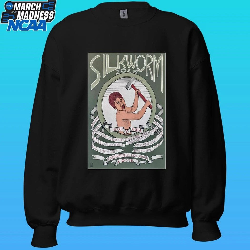 Silkworm Crystal Ballroom May 12 2026 Poster Shirt