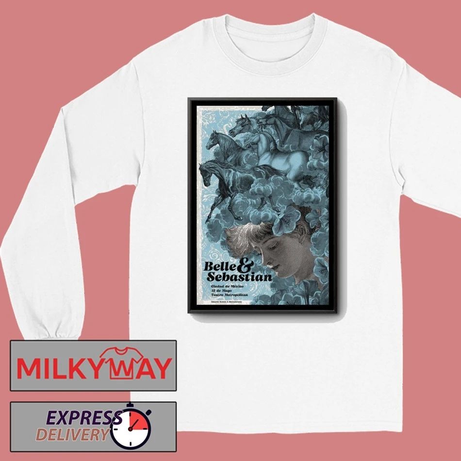 Belle and Sebastian at Teatro Metropólitan, Mexico May 12, 2026 Poster shirt