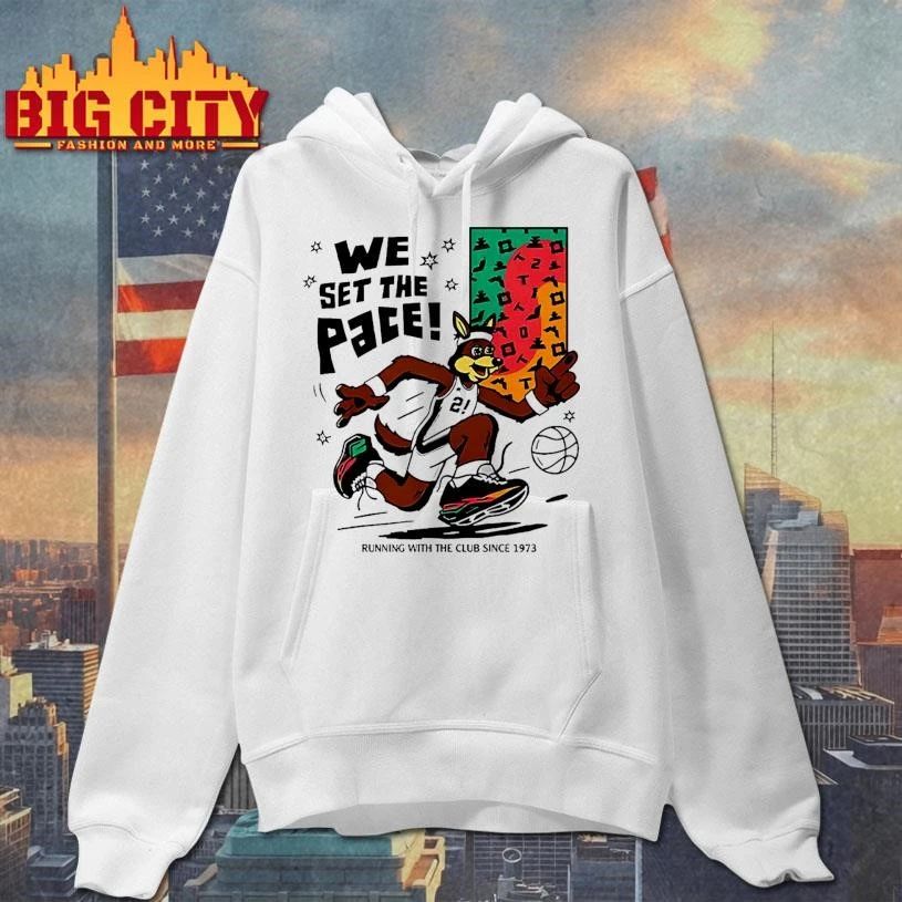 We Set The Pace San Antonio Spurs NBA since 1973 mascot shirt