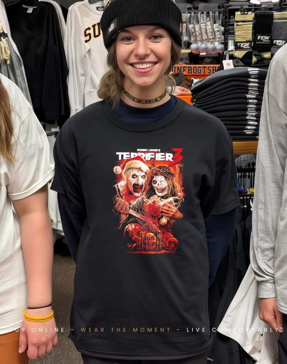 Damien Leone’s Terrifier 3 Art the Clown shirt