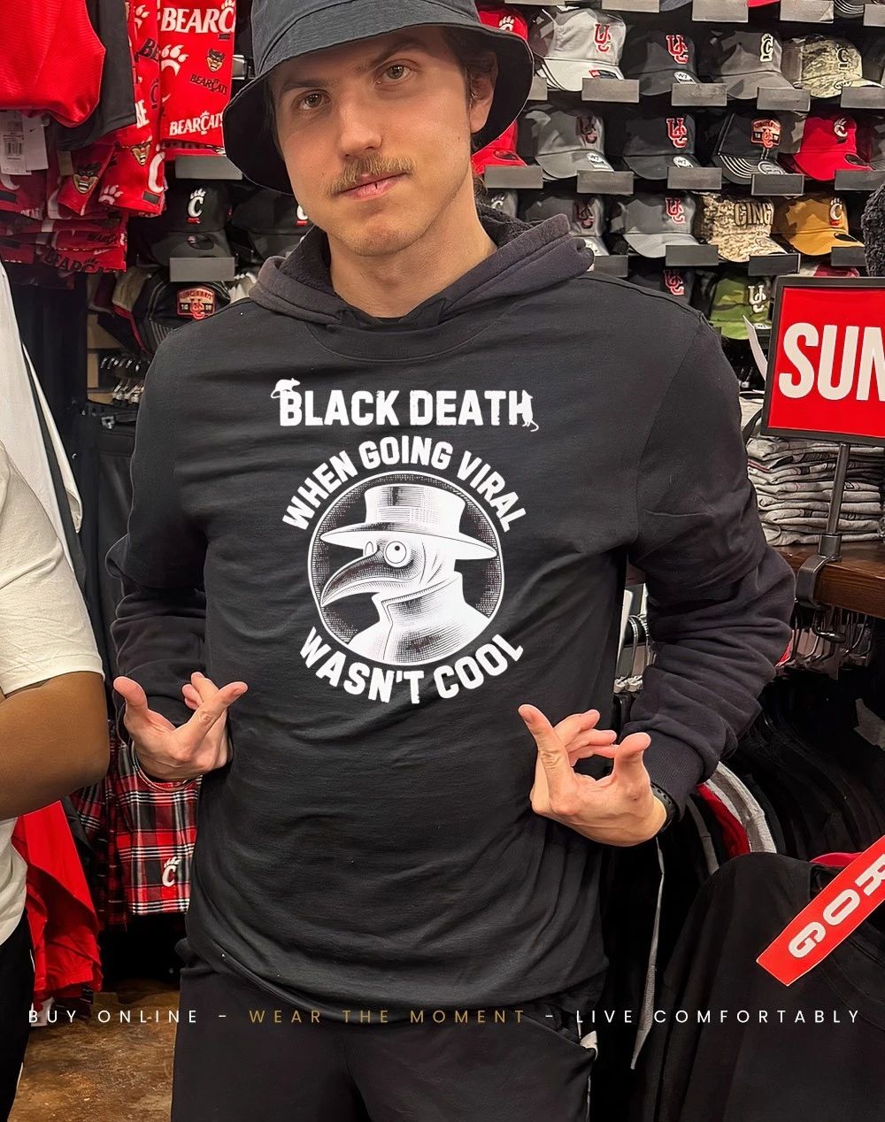 Plague doctor black death when going viral wasn’t cool shirt