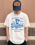 Brainerd Blues Minnesota est 1934 Northern League baseball shirt