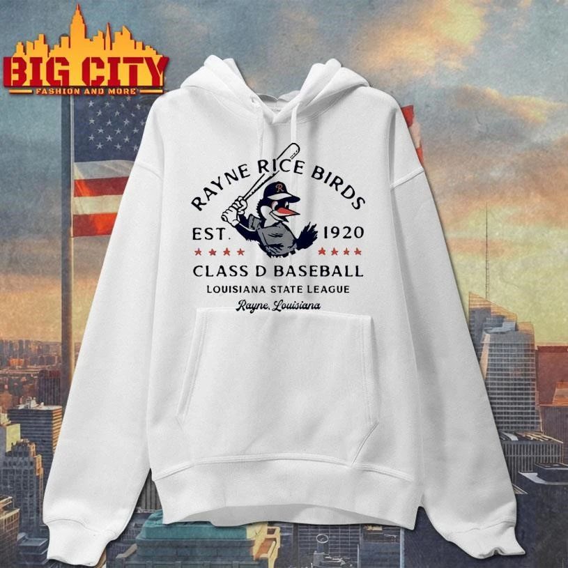Rayne Rice Birds Class D Baseball Louisiana State League Rayne Louisiana Est 1920 Shirt