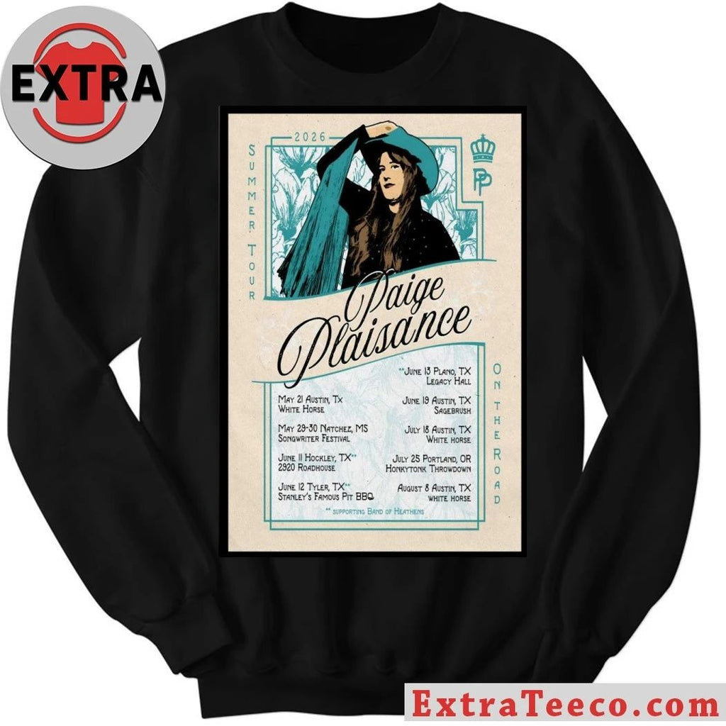 Paige Plaisance Summer 2026 Shows Poster Shirt