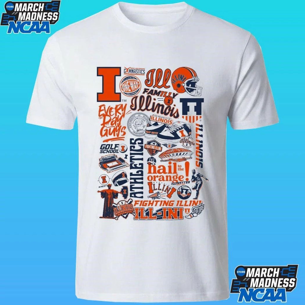 Illinois Athletics Adult Symbols Shirt