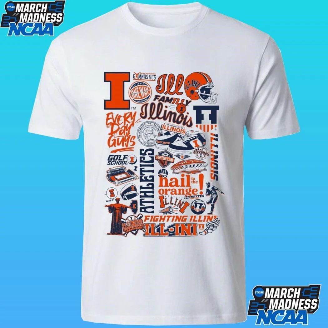 Illinois Athletics Adult Symbols Shirt