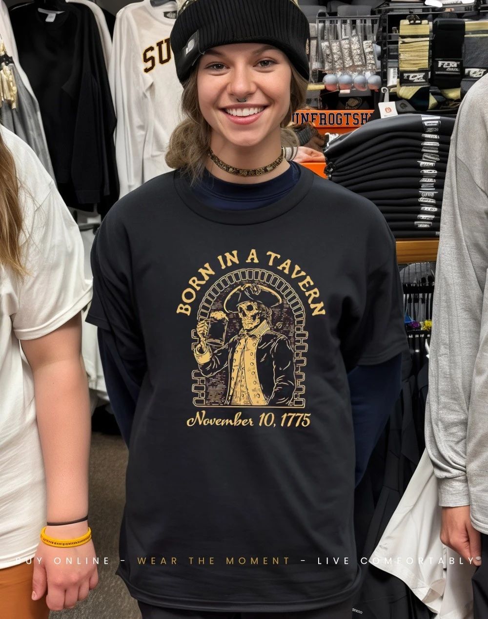 Captain Samuel Nicholas born in a Tavern November 10 1775 shirt
