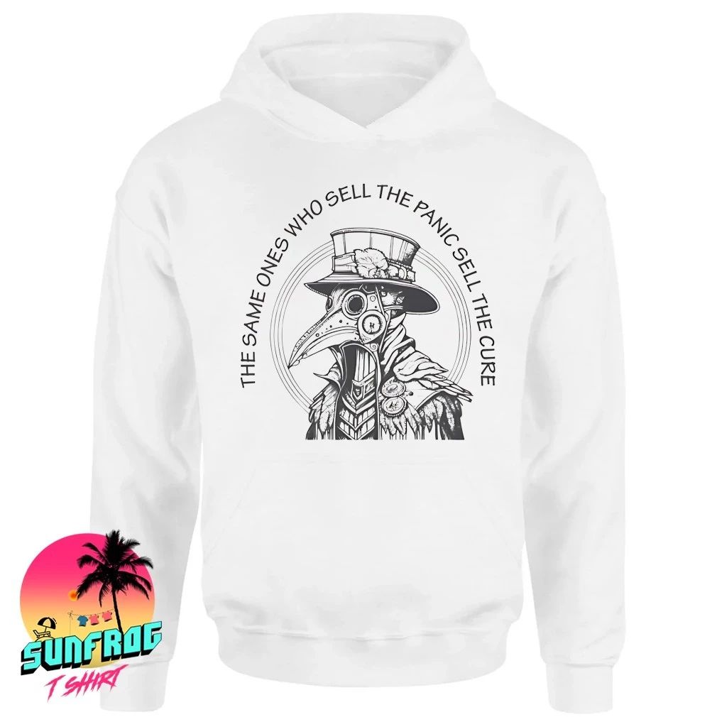 Black plague doctor the same ones who sell the panic sell the cure shirt