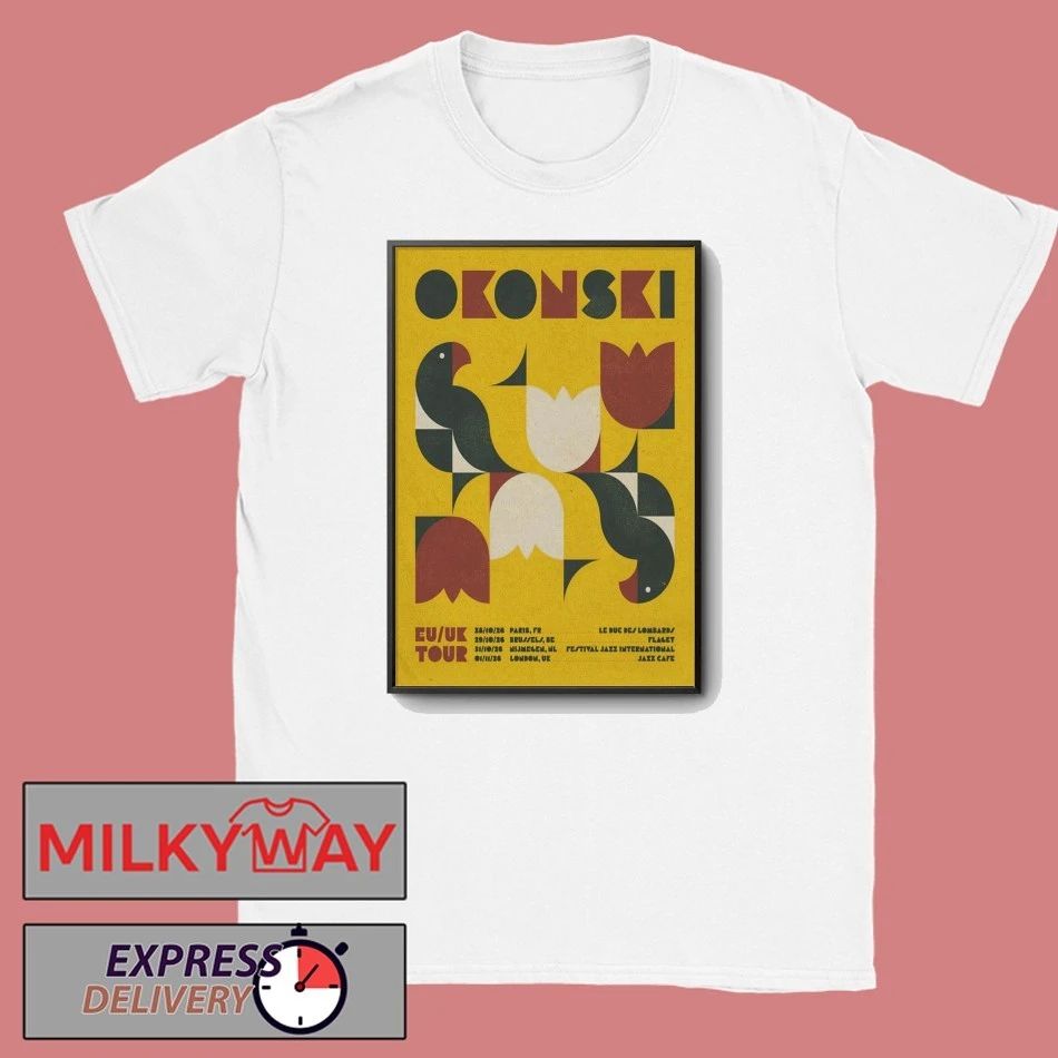 Okonski EU UK Tour 2026 Poster shirt