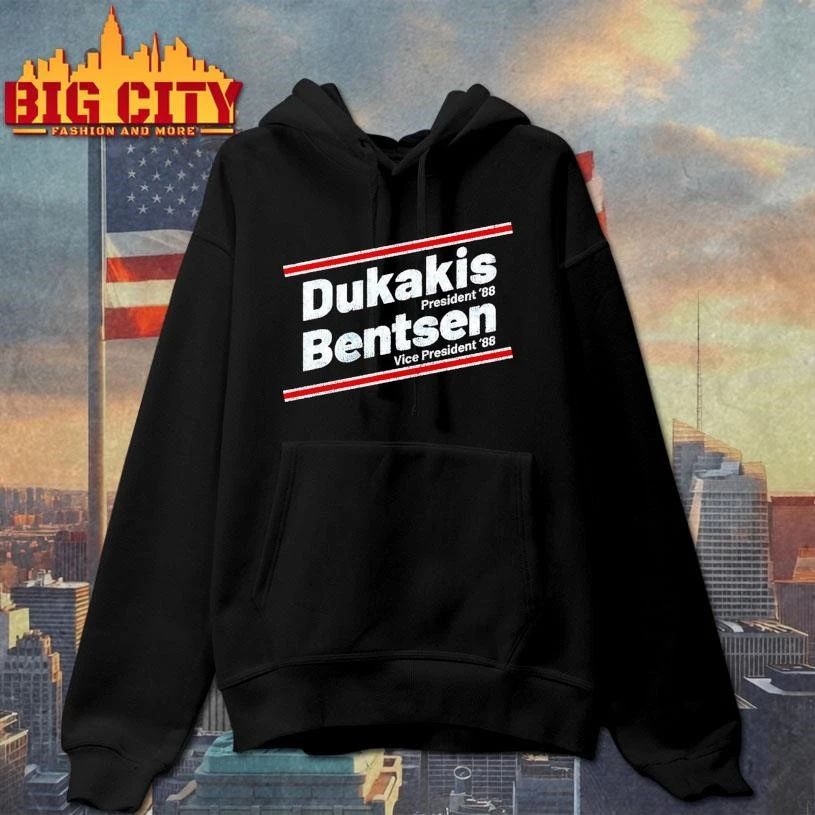 Michael Dukakis president ’88 and vice president Lloyd Bentsen shirt
