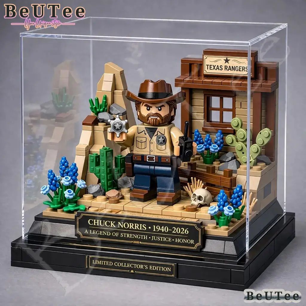 Chuck Norris Memorial Brick Figure