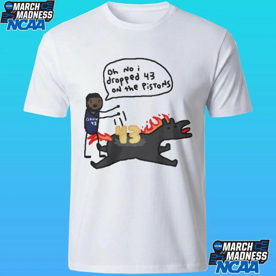 Donovan Mitchell Cleveland Cavaliers Oh No I Dropped 43 On The Pistons Shirt