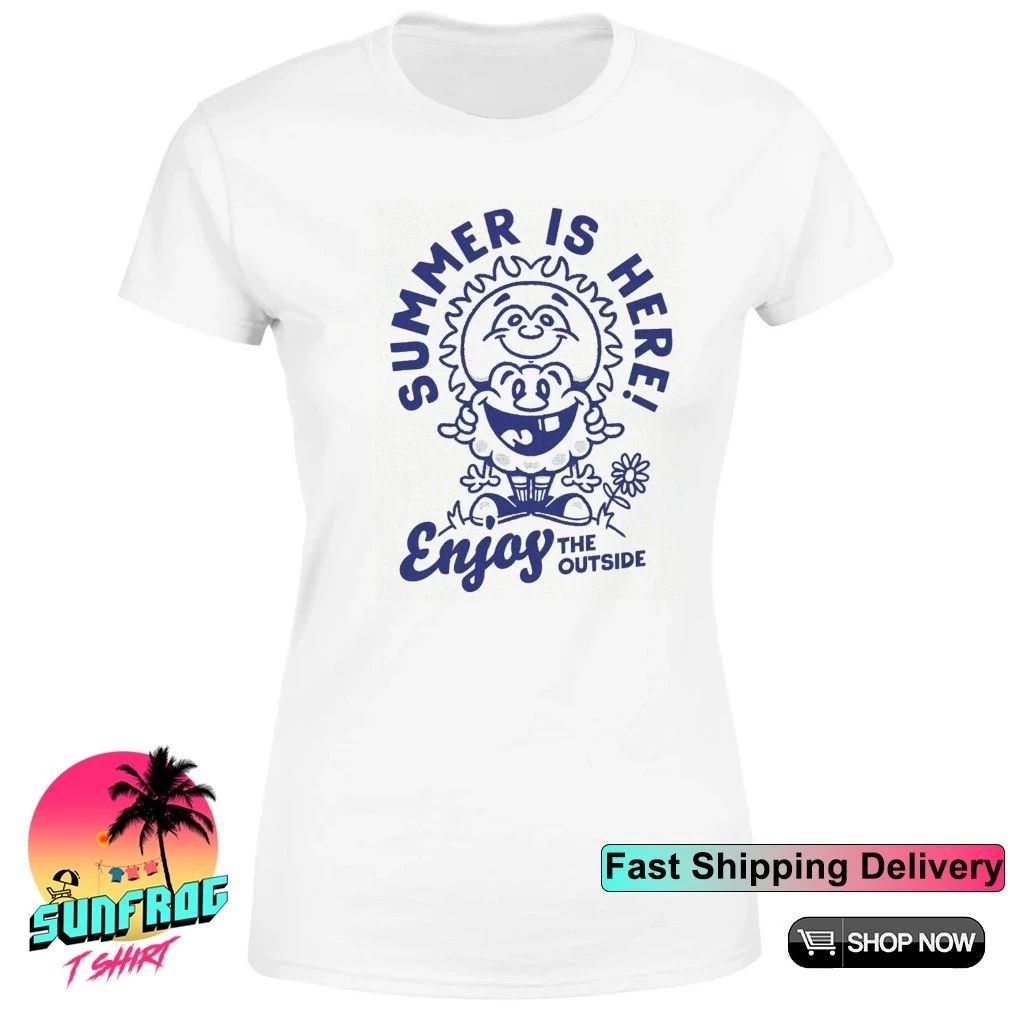 Sun embrace cloud summer is here enjoy the outside shirt