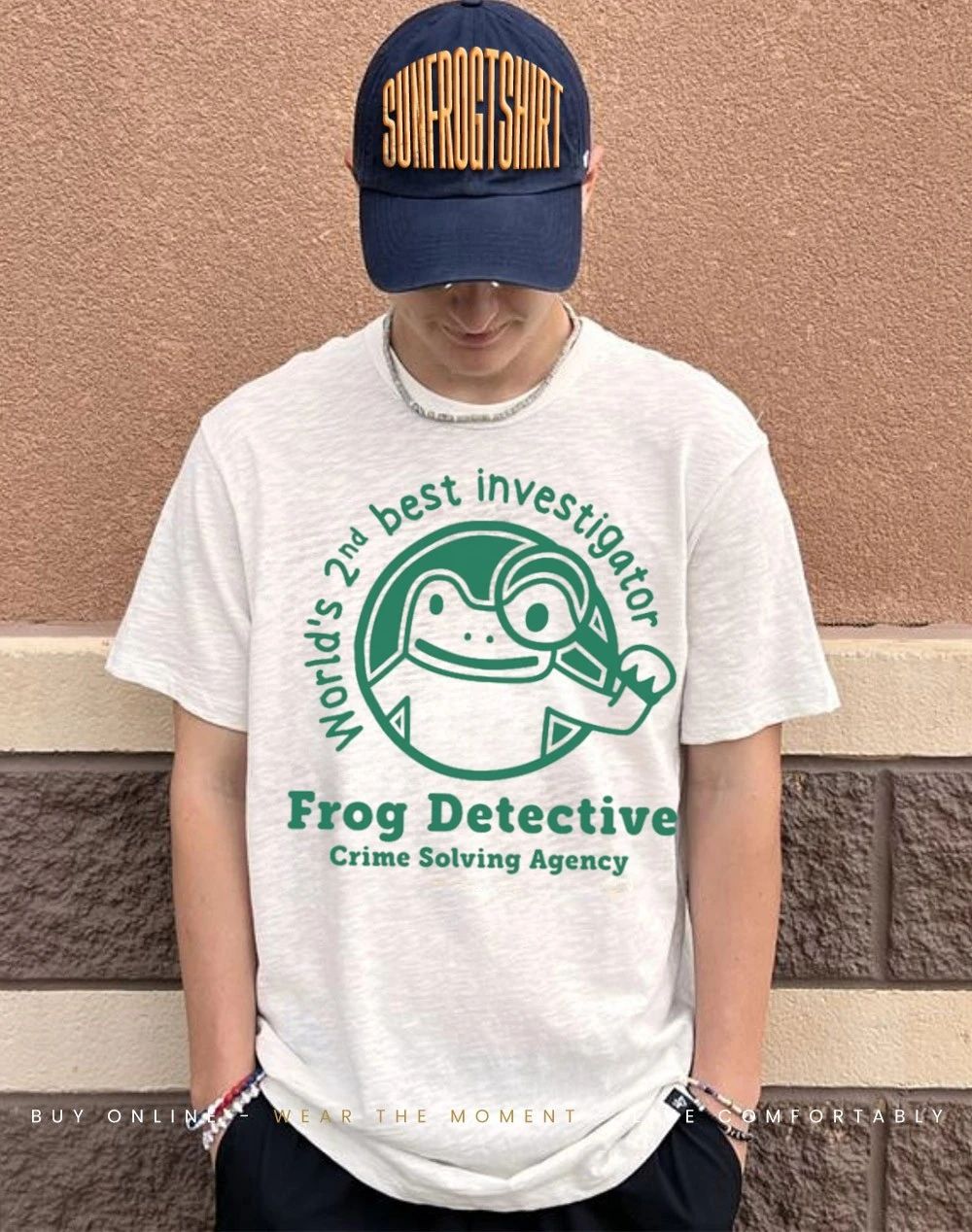 World’s 2nd best investigator Frog Detective crime solving agency shirt