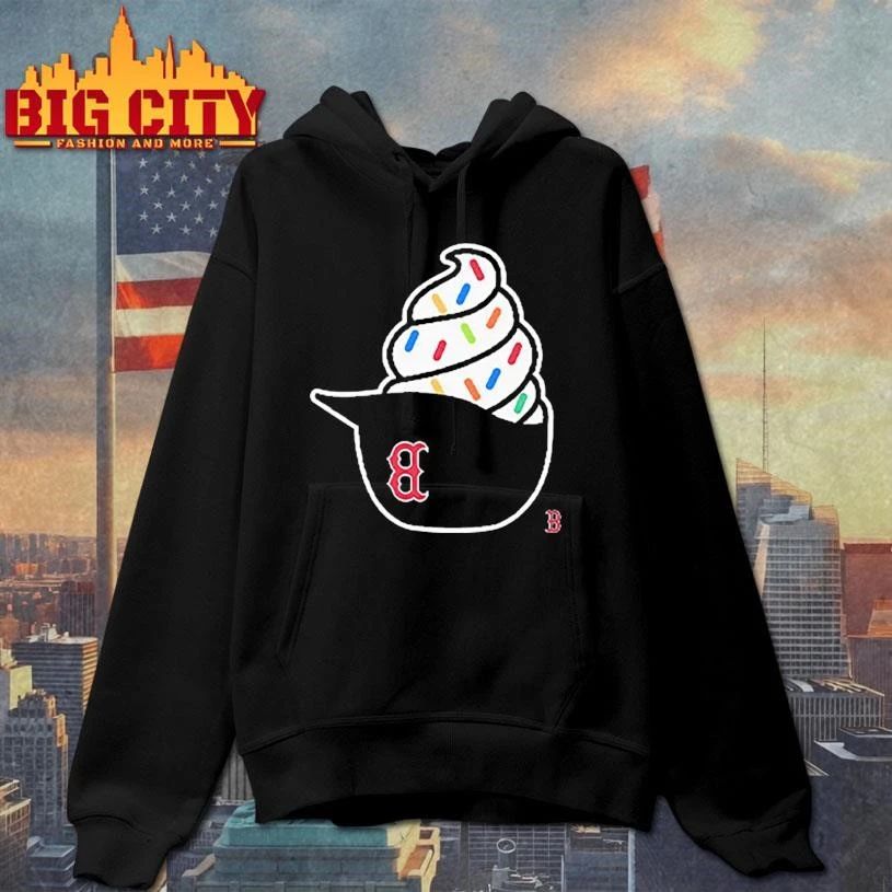 Boston Red Sox Ice Cream Helmet Shirt